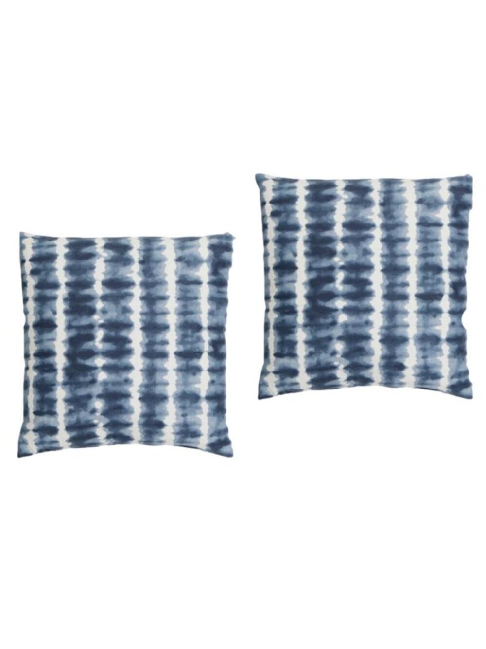 Set of 2 Canaan Pillow Shadow Peacoat Navy White 20x20 Sofa Throw Accent Bed NEW